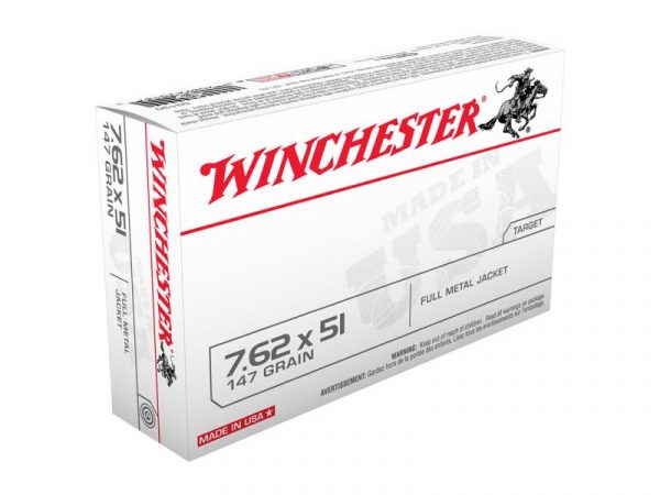 Buy Winchester USA 7.62NATO 147 Grain FMJ